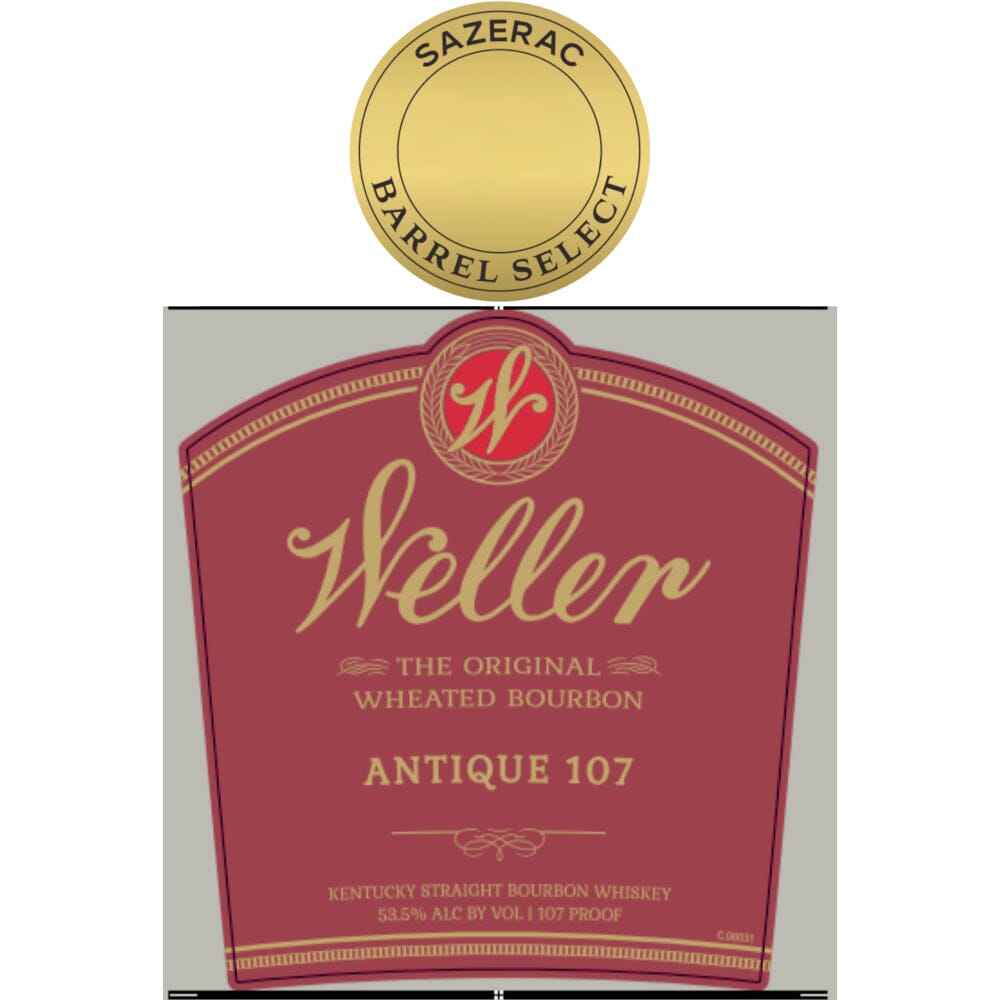 Old Weller Antique 107 Sazerac Barrel Select Bourbon W.L. Weller