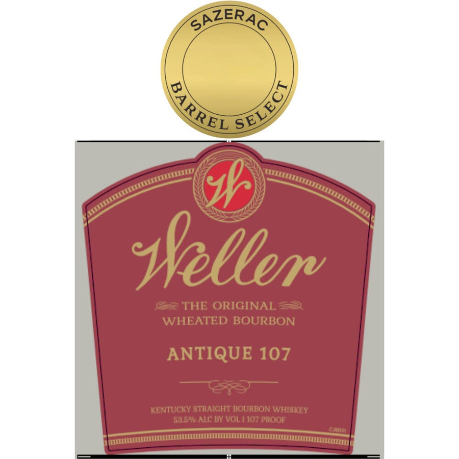 Old Weller Antique 107 Sazerac Barrel Select Bourbon W.L. Weller