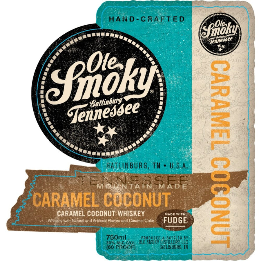 Ole Smoky Caramel Coconut Whiskey Flavored Whiskey Ole Smoky