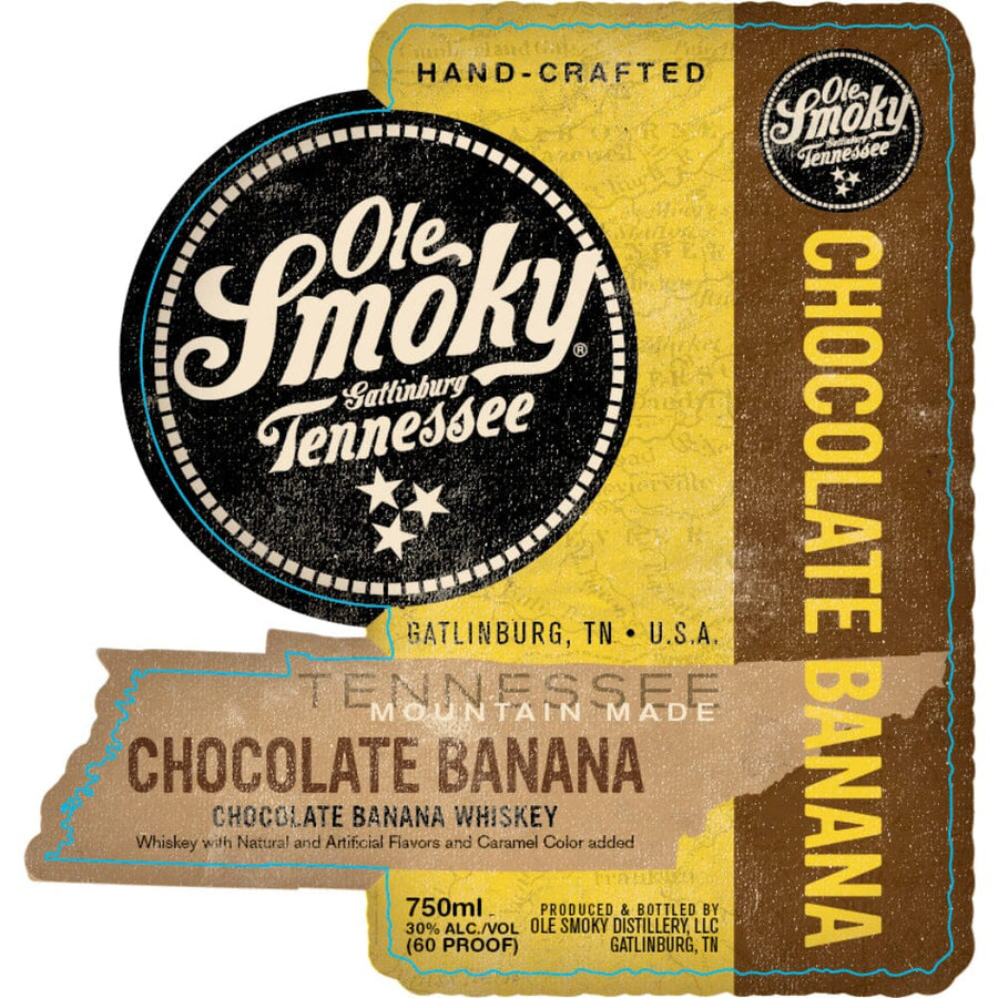 Ole Smoky Chocolate Banana Whiskey Flavored Whiskey Ole Smoky