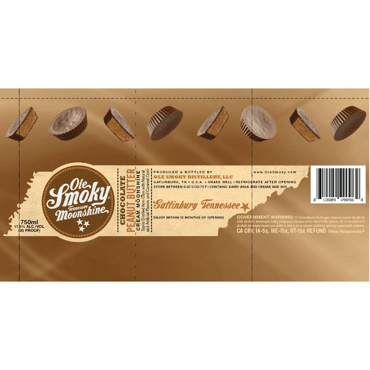 Ole Smoky Chocolate Peanut Butter Cream Moonshine Moonshine Ole Smoky