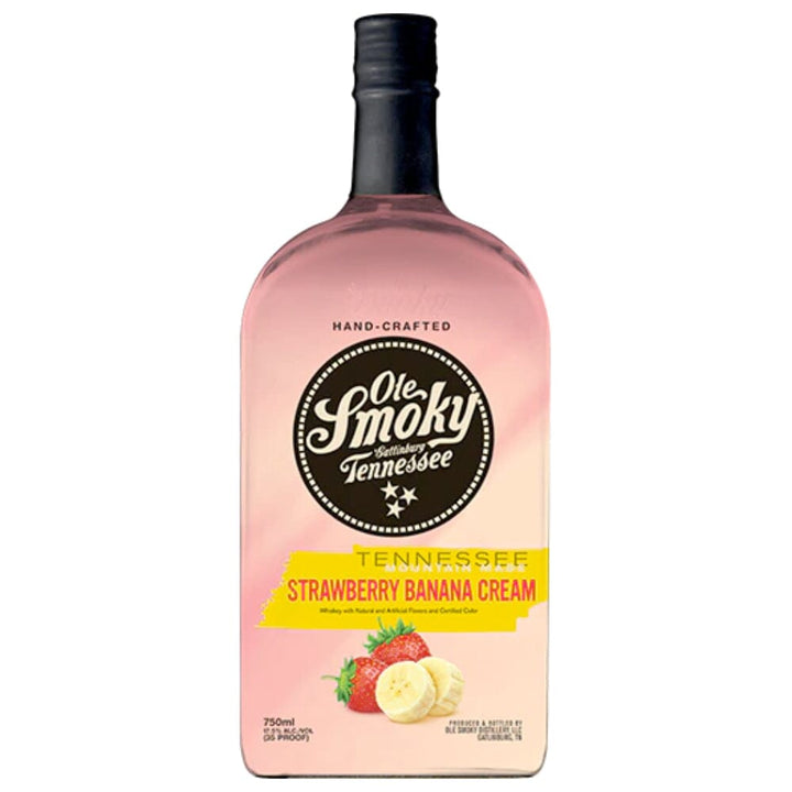 Ole Smoky Strawberry Banana Cream Whiskey Flavored Whiskey Ole Smoky