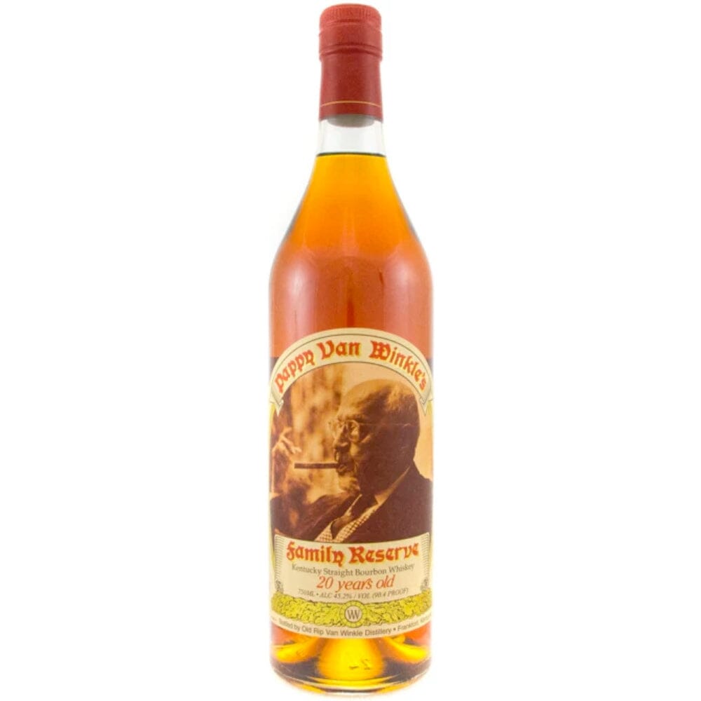 Pappy Van Winkle's Family Reserve 20 Years Old 2008 100% Stitzel-Weller Signed by Julian Van Winkle III Bourbon Pappy Van Winkle