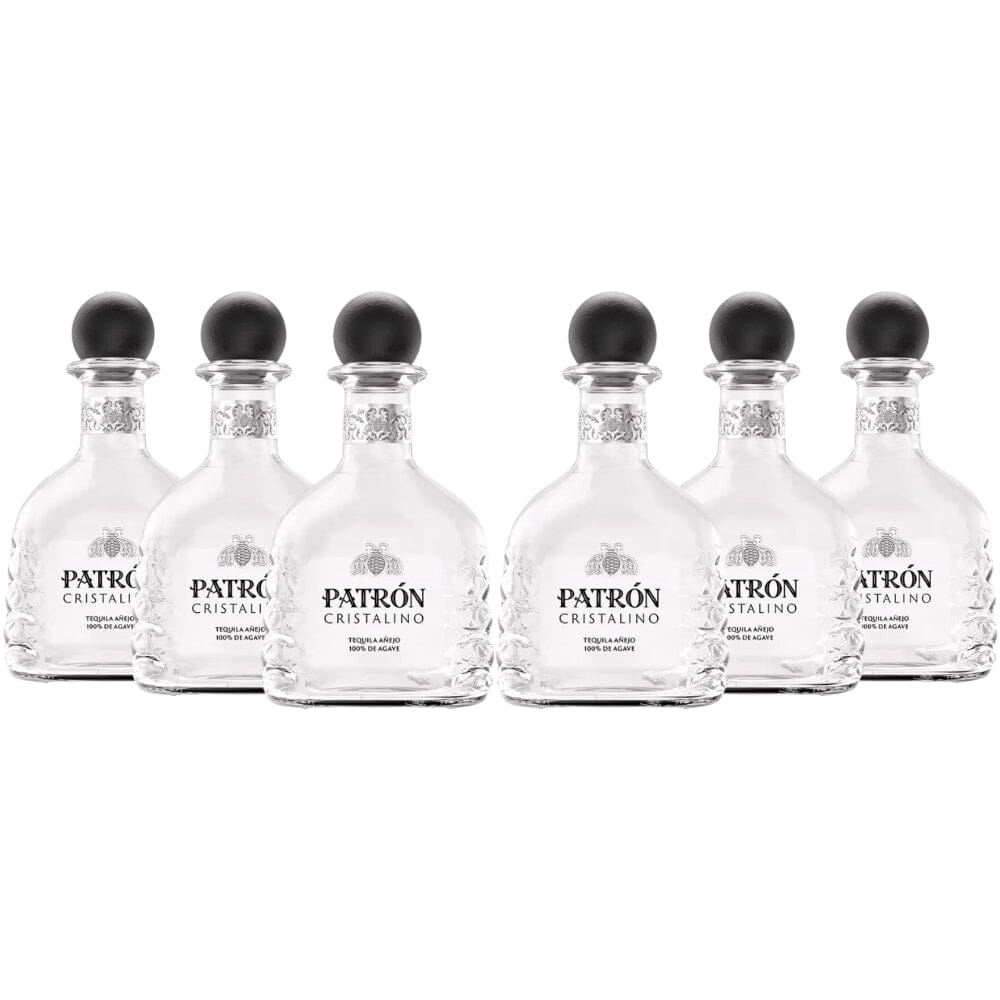 Patrón Cristalino Anejo Tequila 6pk Tequila Patron Tequila