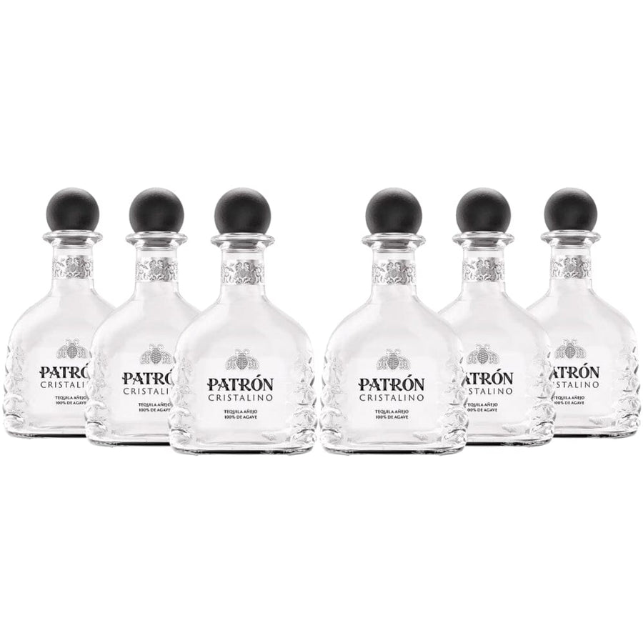 Patrón Cristalino Anejo Tequila 6pk Tequila Patron Tequila