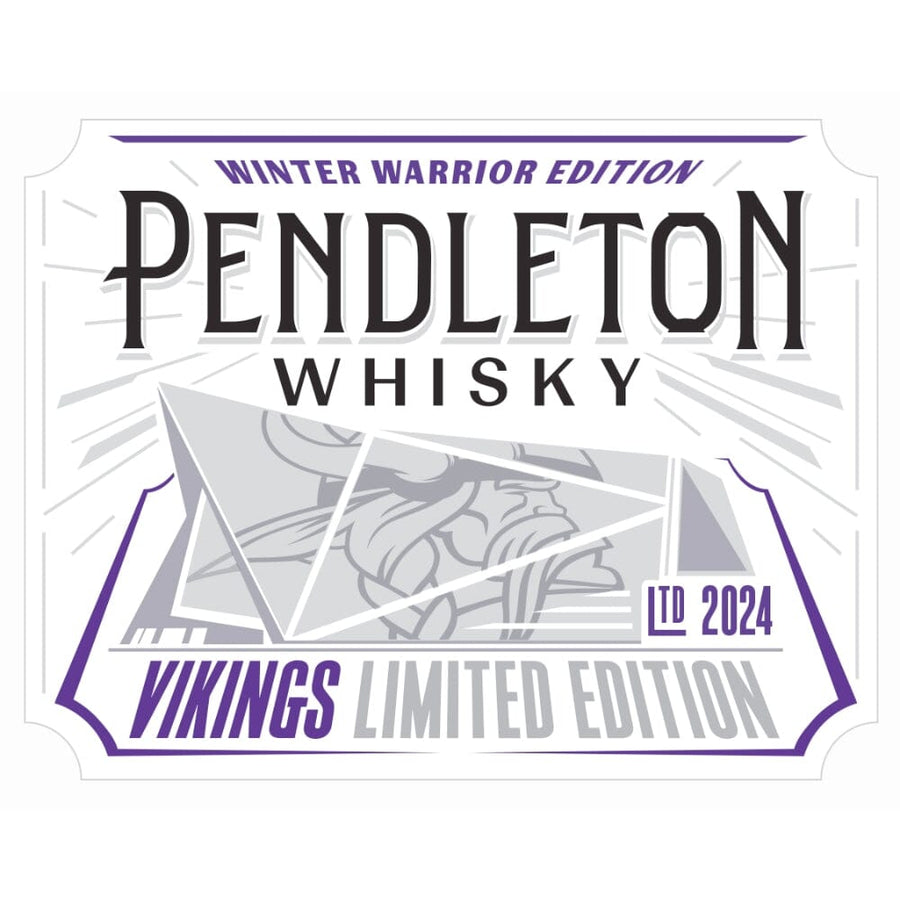 Pendleton Vikings Winter Warrior Edition 2024 Canadian Whisky Pendleton Whisky