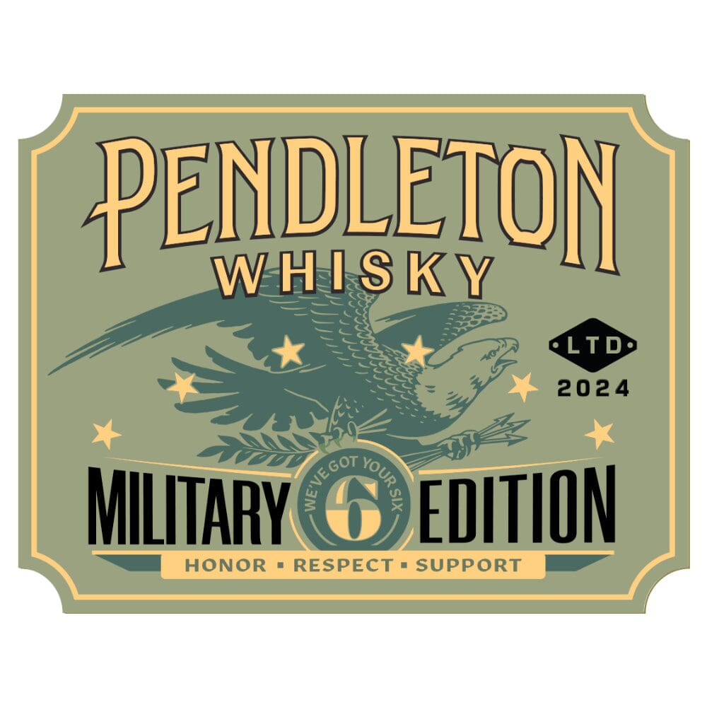 Pendleton Whisky 2024 Military Edition Canadian Whisky Pendleton Whisky