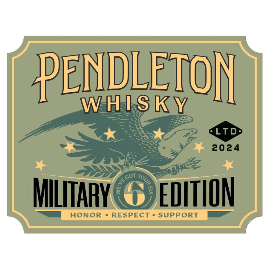 Pendleton Whisky 2024 Military Edition Canadian Whisky Pendleton Whisky