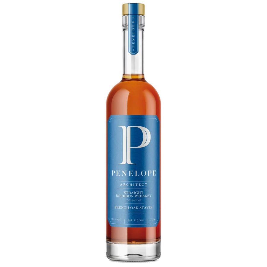 Penelope Architect Straight Bourbon Whiskey Finished With French Oak Staves Bourbon Penelope Bourbon
