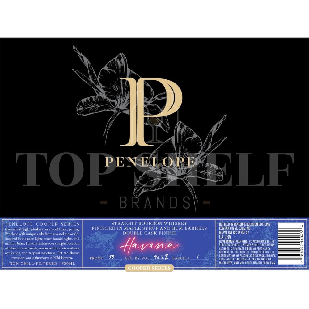 Penelope Cooper Series Havana Straight Bourbon Bourbon Penelope Bourbon