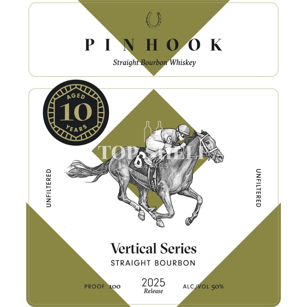 Pinhook Vertical Series 10 Year Old Bourbon 2025 Release Bourbon Pinhook Bourbon