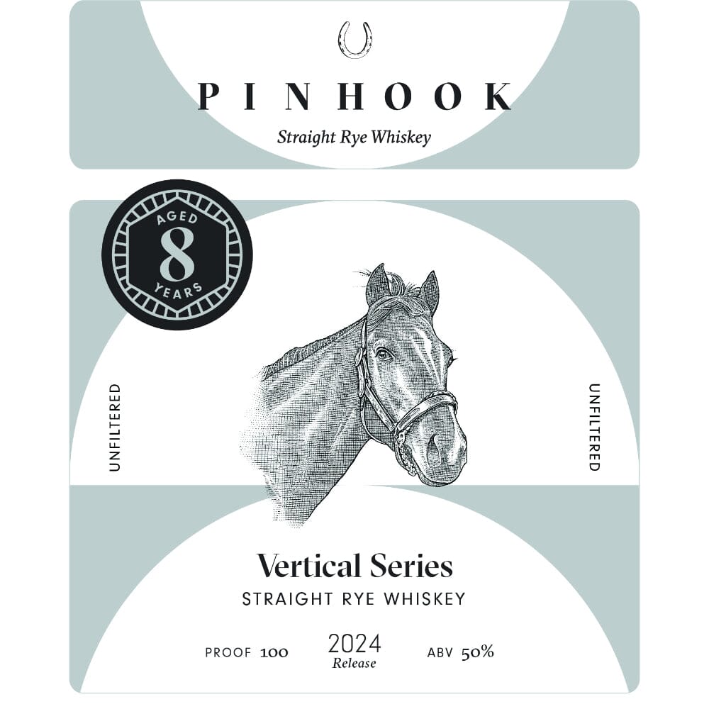 Pinhook Vertical Series 8 Year Old Straight Rye 2024 Release Rye Whiskey Pinhook Bourbon