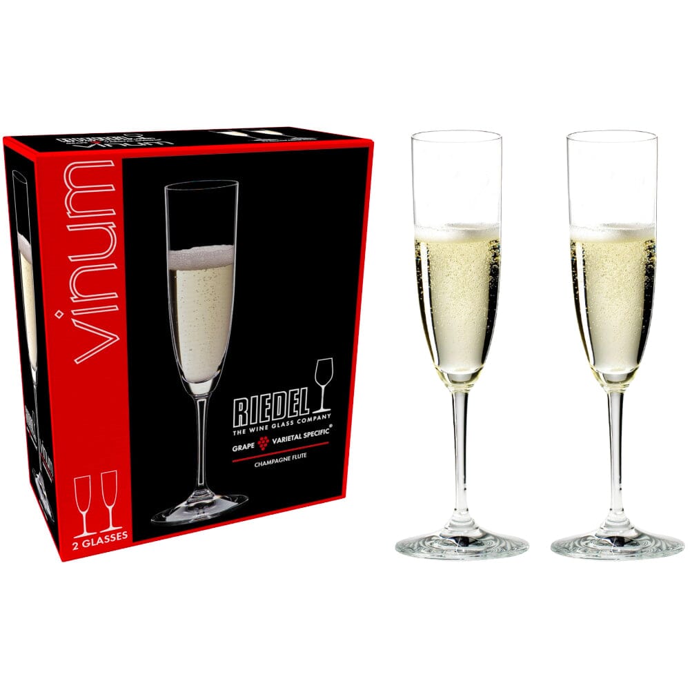 RIEDEL Flute Vinum Champange Set of 2 Accessories Riedel