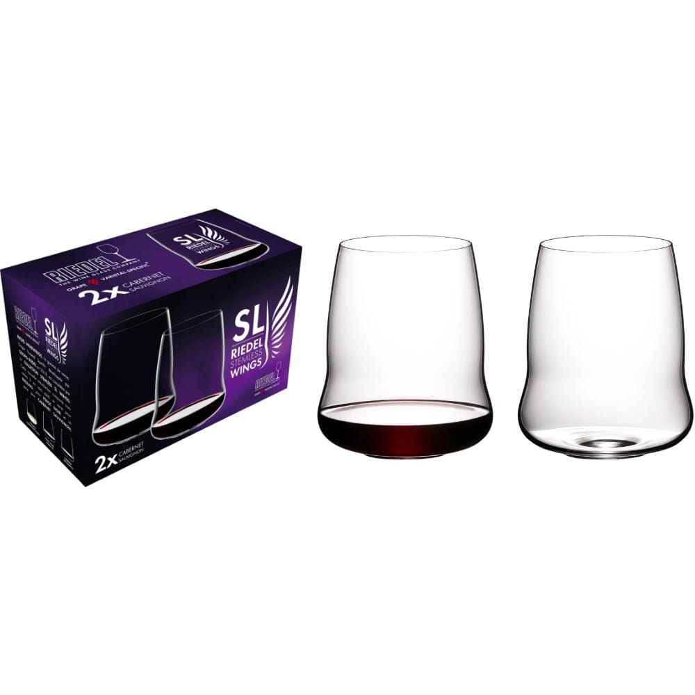 RIEDEL Wine Glass Stemless Wings Cabernet Sauvignon Set of 2 Accessories Riedel