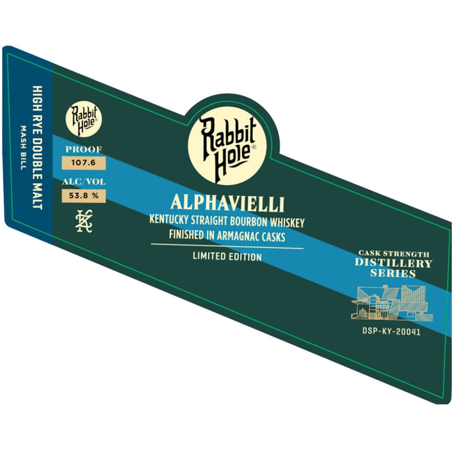 Rabbit Hole Alphavielli High Rye Double Malt Bourbon Rabbit Hole Distillery