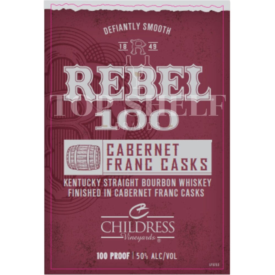 Rebel 100 Cabernet Franc Casks Bourbon Bourbon Rebel Bourbon