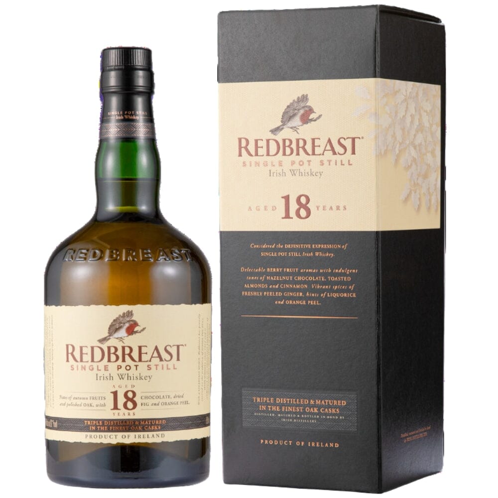 Redbreast 18 Year Old Irish Whiskey Irish Whiskey Redbreast