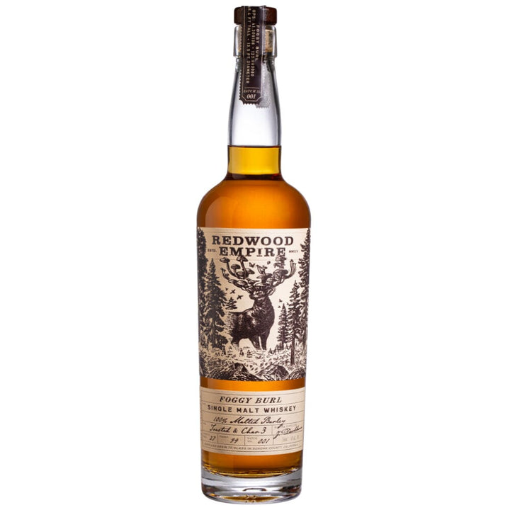 Redwood Empire Foggy Burl Single Malt Whiskey American Single Malt Whiskey Redwood Empire Whiskey