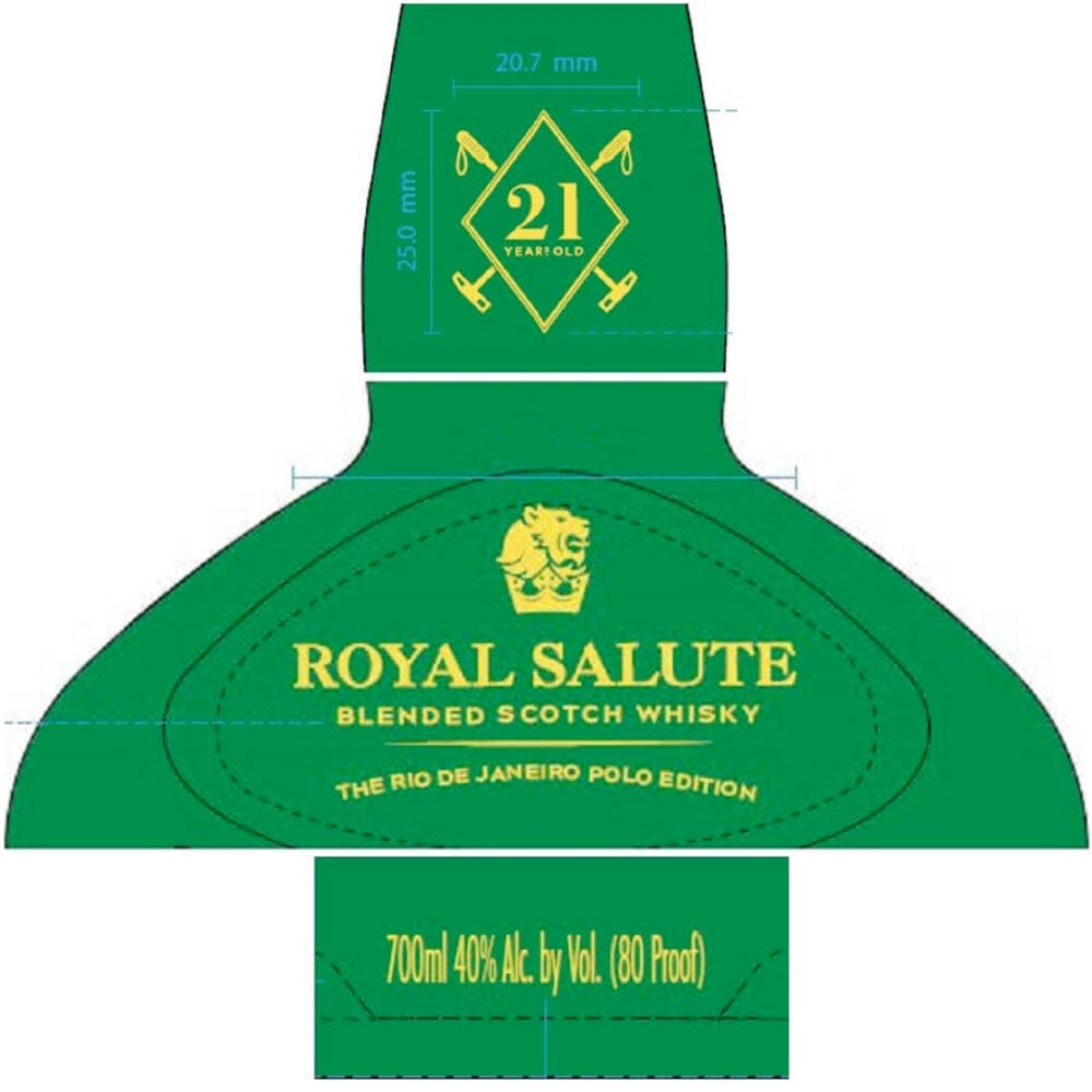 Royal Salute The Rio de Janeiro Polo Edition 21 Year Old Scotch Royal Salute