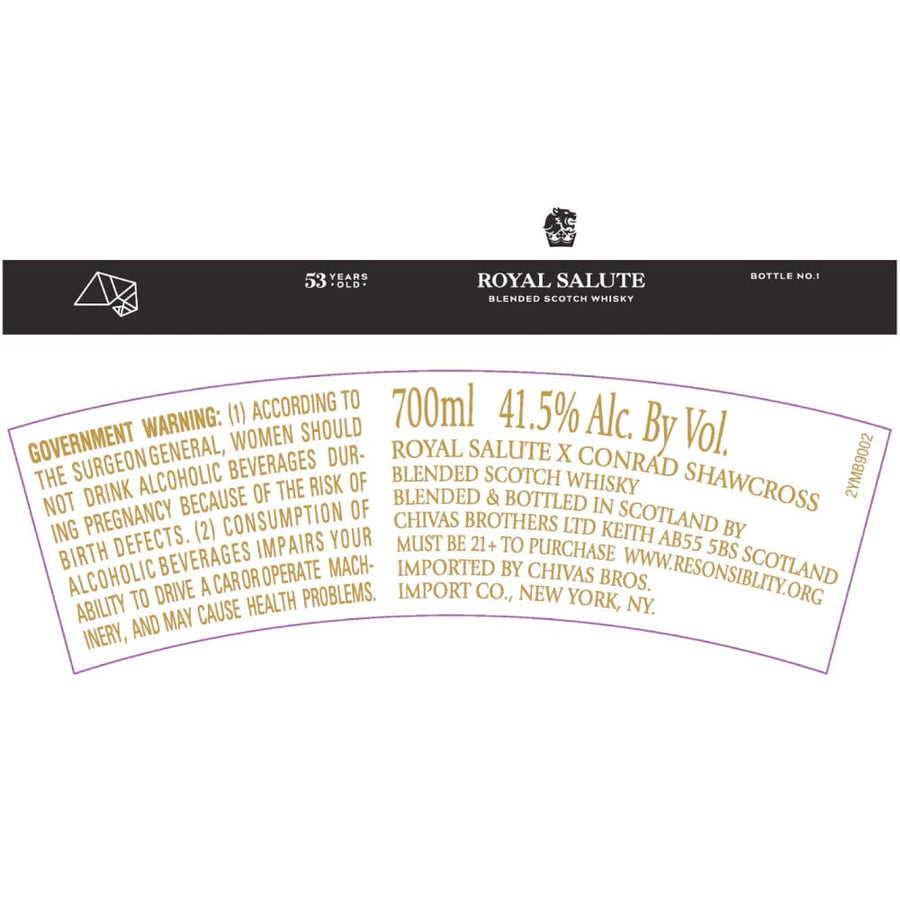Royal Salute X Conrad Shawcross 53 Year Old Scotch Royal Salute
