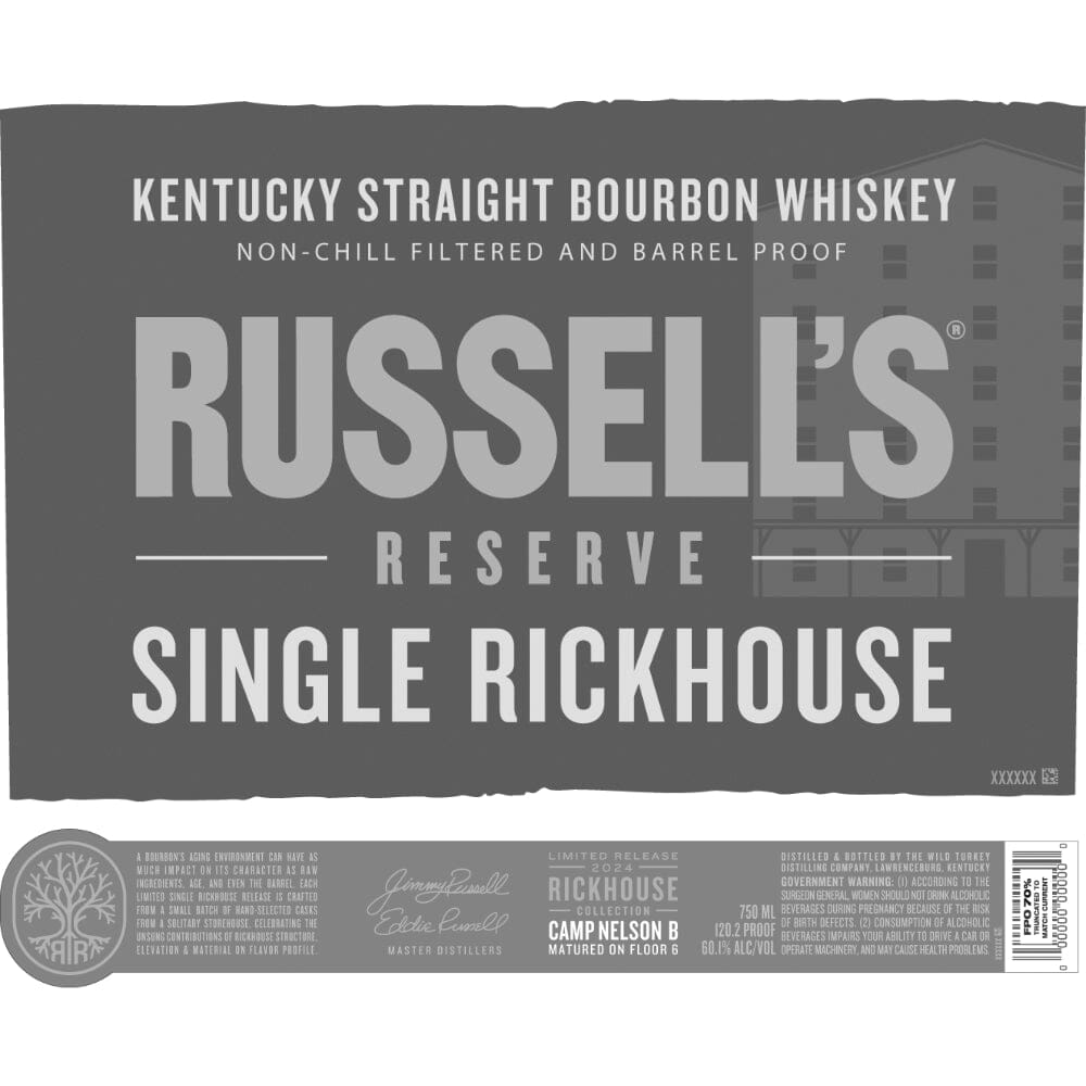 Russell’s Reserve Single Rickhouse - Camp Nelson B 2023 Release Bourbon Russell’s Reserve