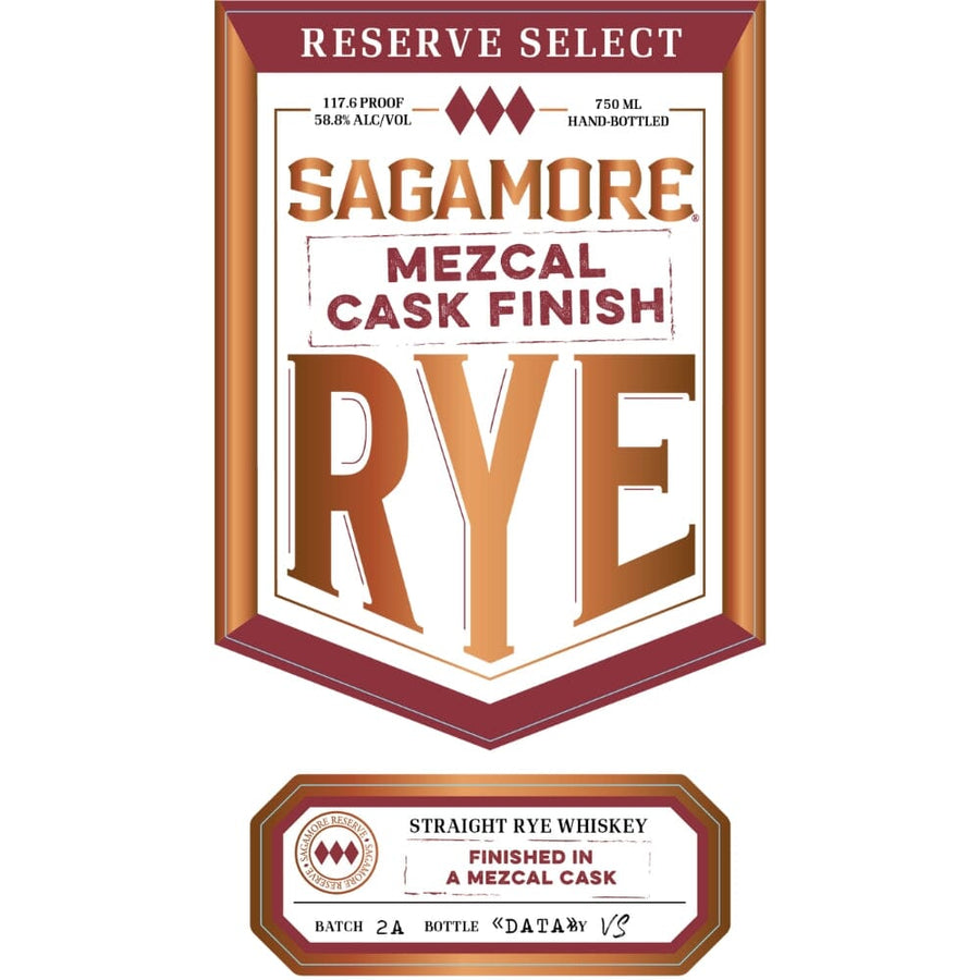 Sagamore Reserve Select Mezcal Cask Finish Rye Rye Whiskey Sagamore Spirit