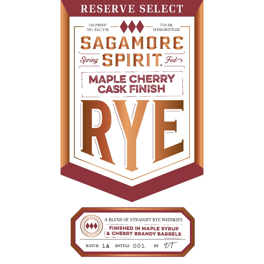 Sagamore Spirit Maple Cherry Cask Finish Rye Rye Whiskey Sagamore Spirit