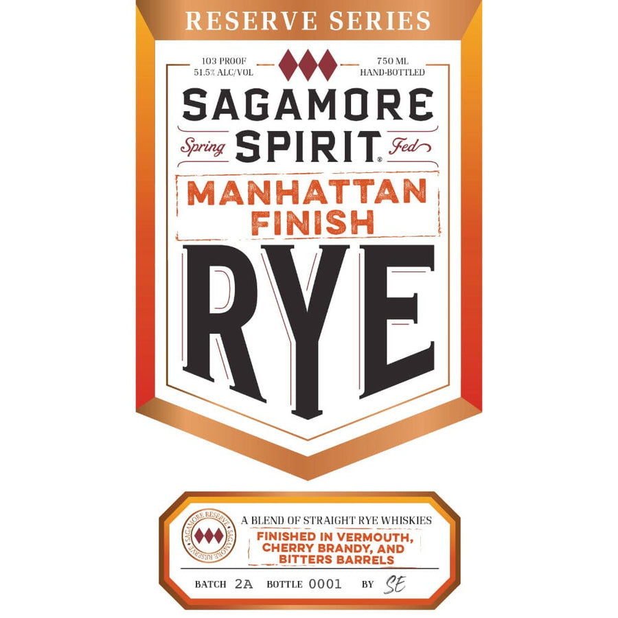 Sagamore Spirit Reserve Series Manhattan Finish Rye Rye Whiskey Sagamore Spirit