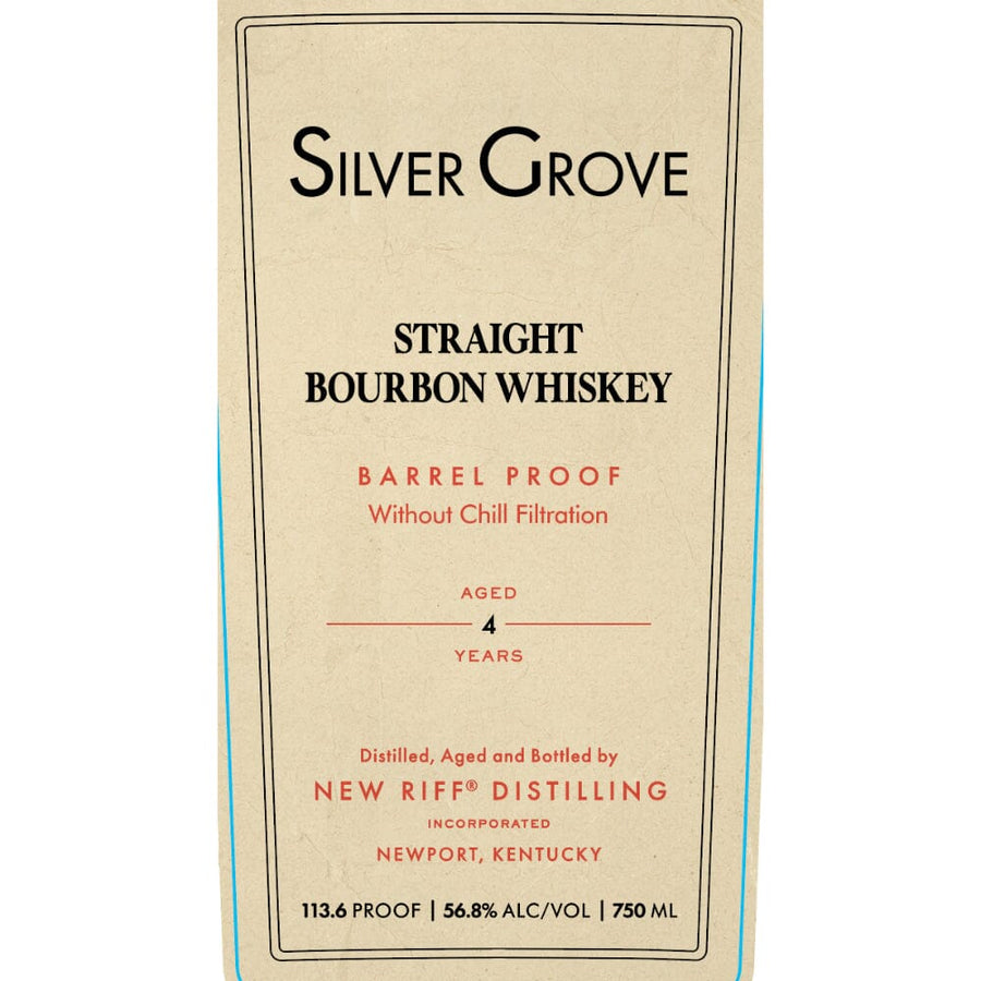 Silver Grove Straight Bourbon 2024 Release Bourbon New Riff Distilling