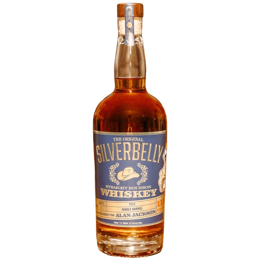 Silverbelly 5.5 Year Old Single Barrel Bourbon by Alan Jackson Bourbon Silverbelly Whiskey