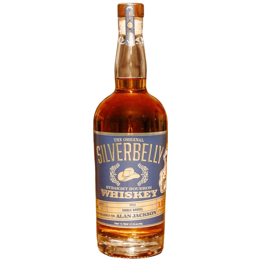 Silverbelly 5.5 Year Old Single Barrel Bourbon by Alan Jackson Bourbon Silverbelly Whiskey