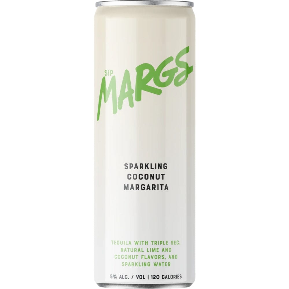 SipMARGS Coconut Margarita 4PK Ready-To-Drink Cocktails SipMARGS