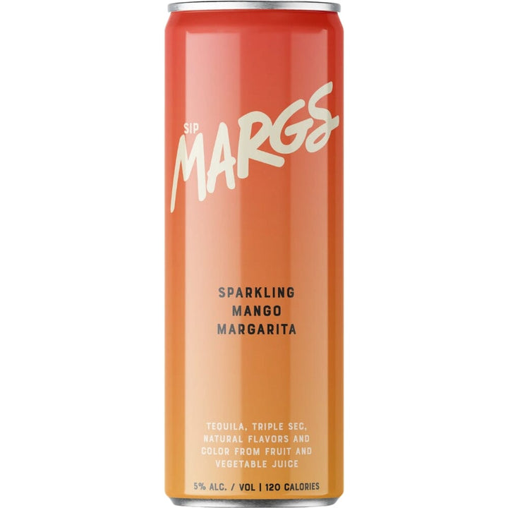 SipMARGS Mango Margarita 4PK Ready-To-Drink Cocktails SipMARGS