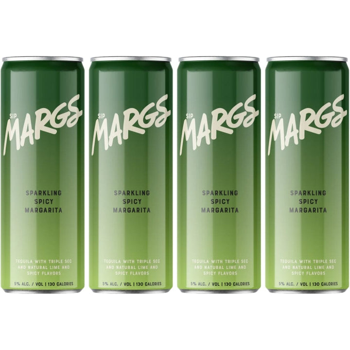SipMARGS Spicy Margarita 4PK Ready-To-Drink Cocktails SipMARGS