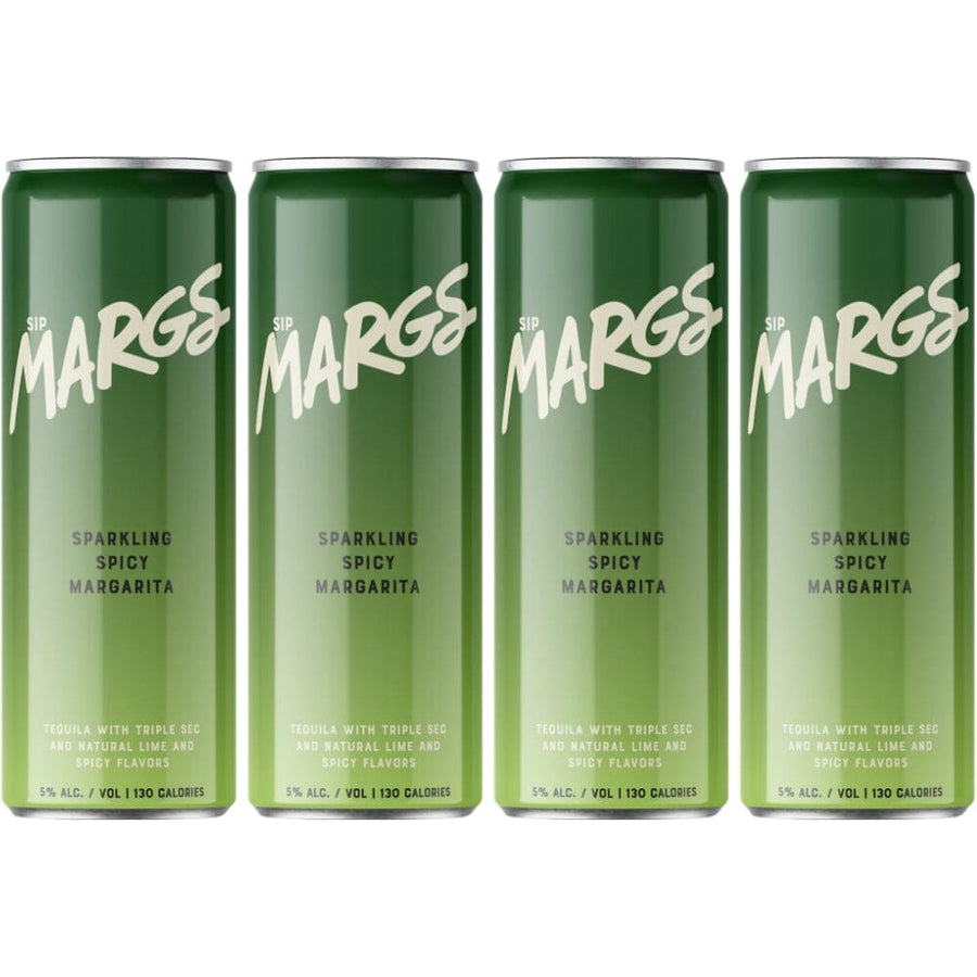 SipMARGS Spicy Margarita 4PK Ready-To-Drink Cocktails SipMARGS