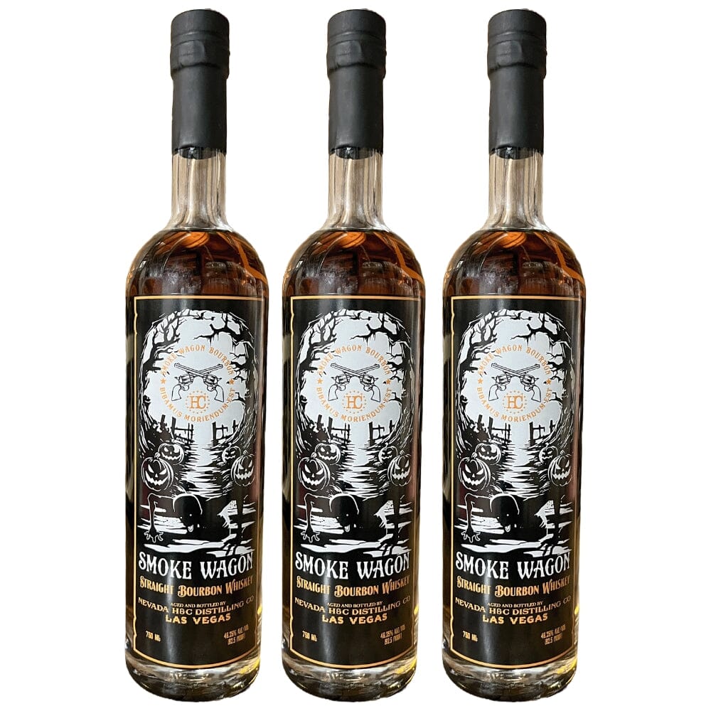 Smoke Wagon Straight Bourbon Glow In The Dark Halloween Edition 2024 3pk Bourbon Smoke Wagon Bourbon