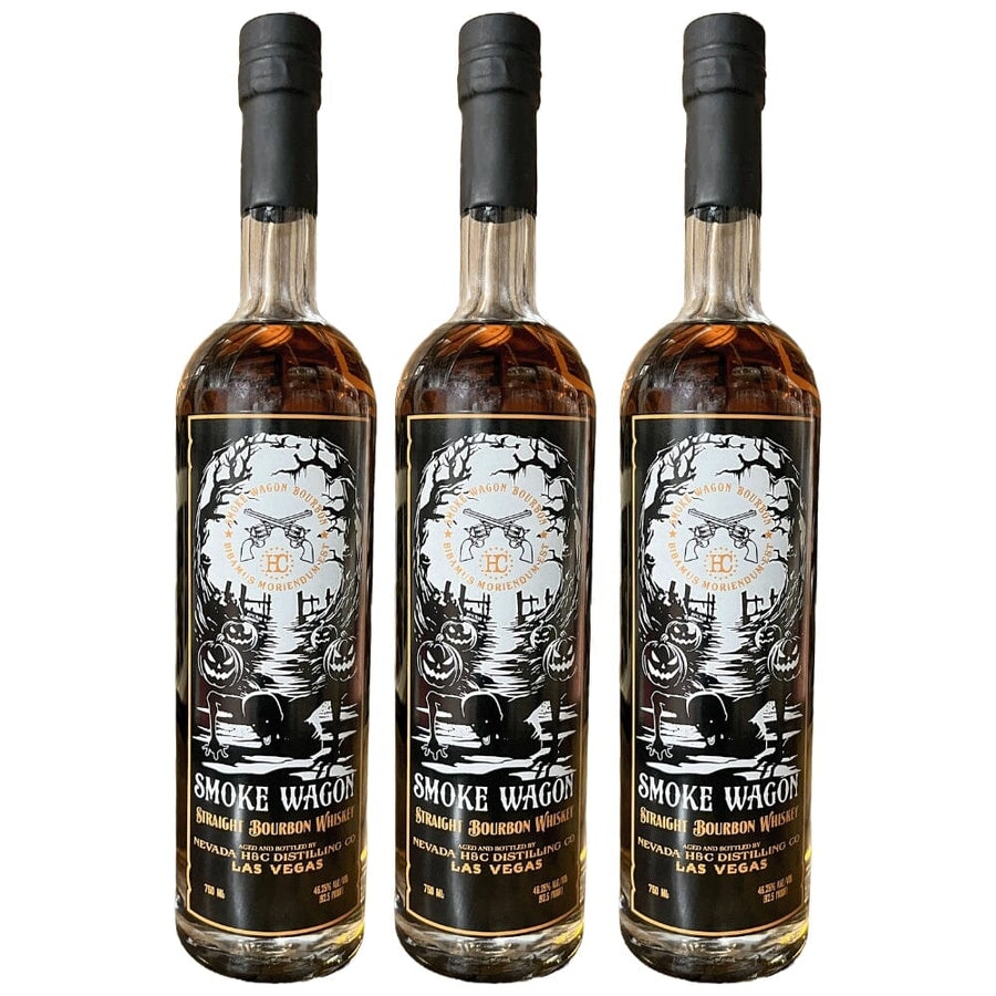 Smoke Wagon Straight Bourbon Glow In The Dark Halloween Edition 2024 3pk Bourbon Smoke Wagon Bourbon