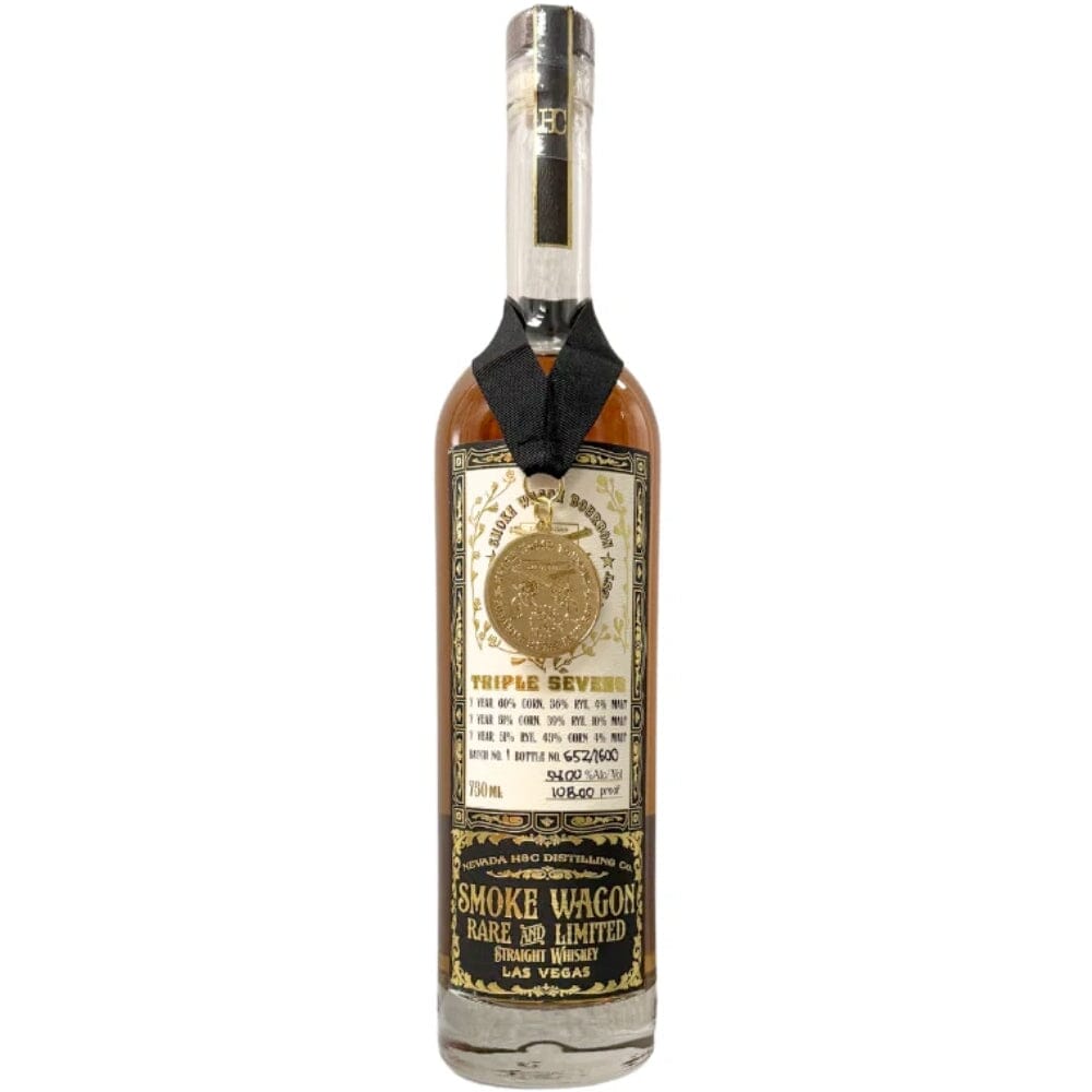 Smoke Wagon Triple Sevens Straight Whiskey Straight American Whiskey Smoke Wagon Bourbon
