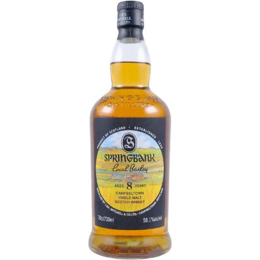 Springbank Local Barley 8 Year Single Malt Scotch Whisky 2025 Release Scotch Springbank