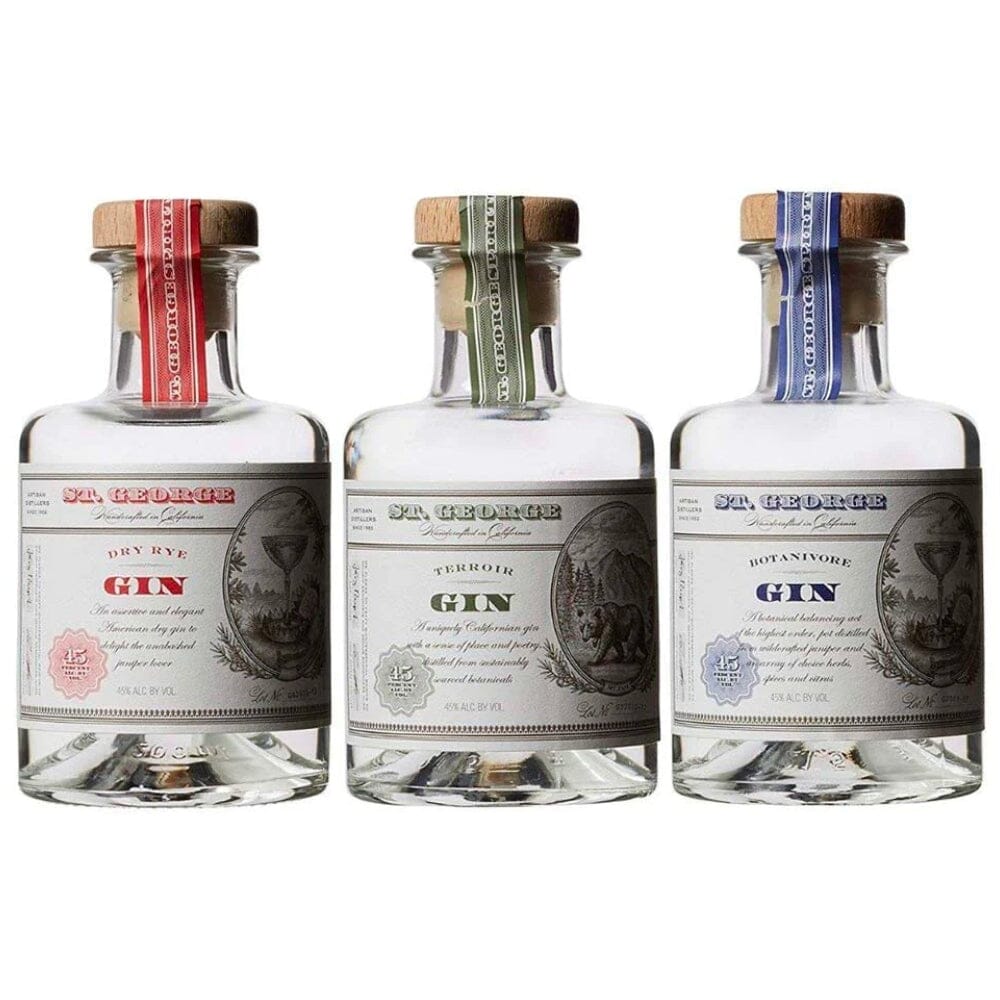 St. George Gin Collection 200ml 3pk Gin St. George Spirits