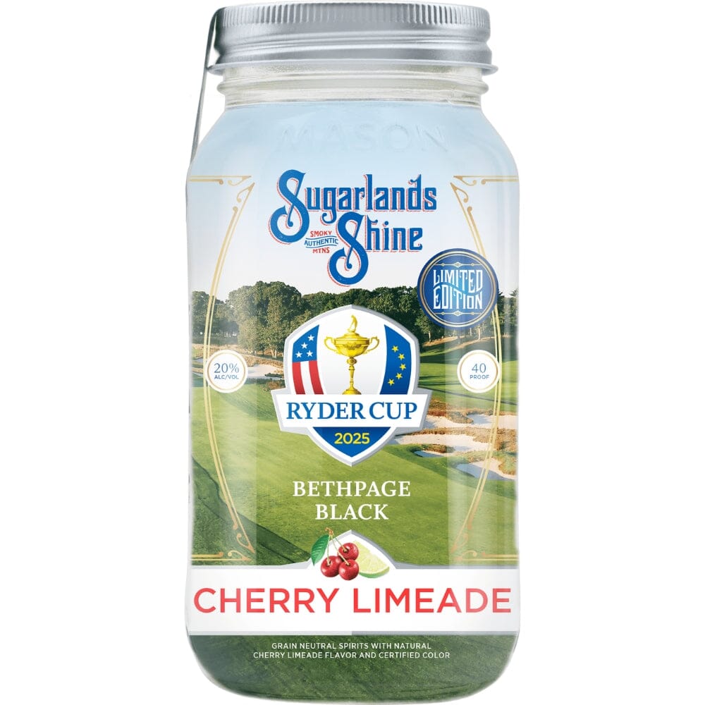 Sugarlands Shine Ryder Cup 2025 Cherry Limeade Moonshine 750ml Moonshine Sugarlands Distilling Company