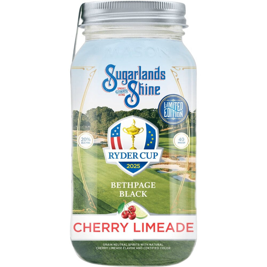 Sugarlands Shine Ryder Cup 2025 Cherry Limeade Moonshine 750ml Moonshine Sugarlands Distilling Company