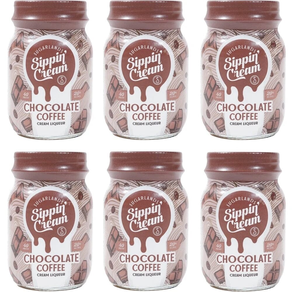 Sugarlands Sippin' Cream Chocolate Coffee 50ml 6pk Liqueur Sugarlands Distilling Company