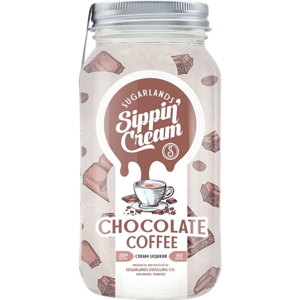 Sugarlands Sippin' Cream Chocolate Coffee 750ml Liqueur Sugarlands Distilling Company