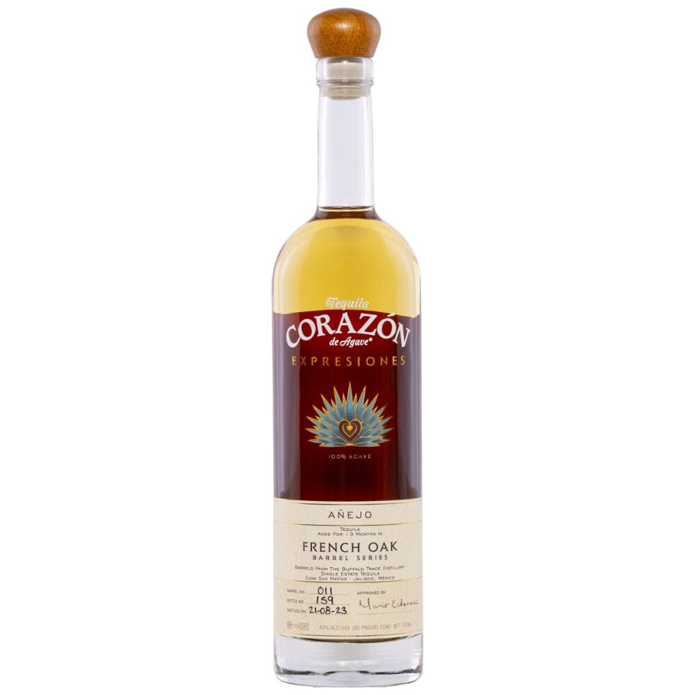 Corazon French Oak Expresiones Añejo Tequila 2023 Release Tequila Expresiones Del Corazón