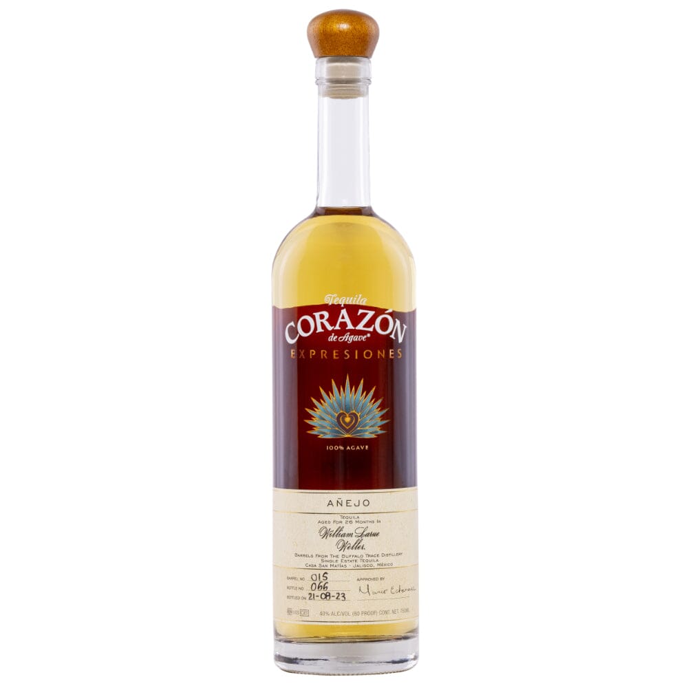 Corazon William Larue Weller Expresiones Añejo Tequila 2023 Release Tequila Expresiones Del Corazón