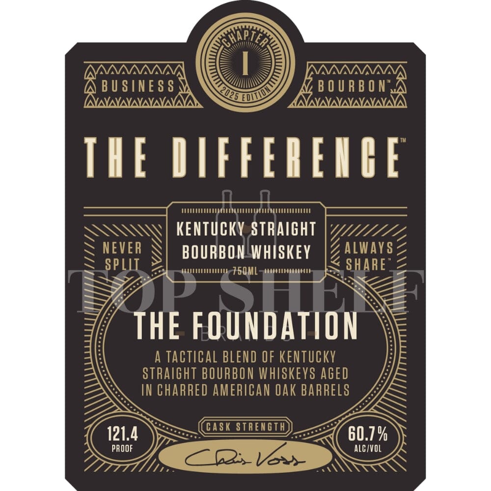 The Difference Chapter 1: The Foundation Bourbon Bourbon The Difference Bourbon