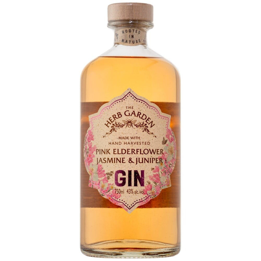 The Herb Garden Pink Elderflower And Jasmine Gin Gin The Herb Garden