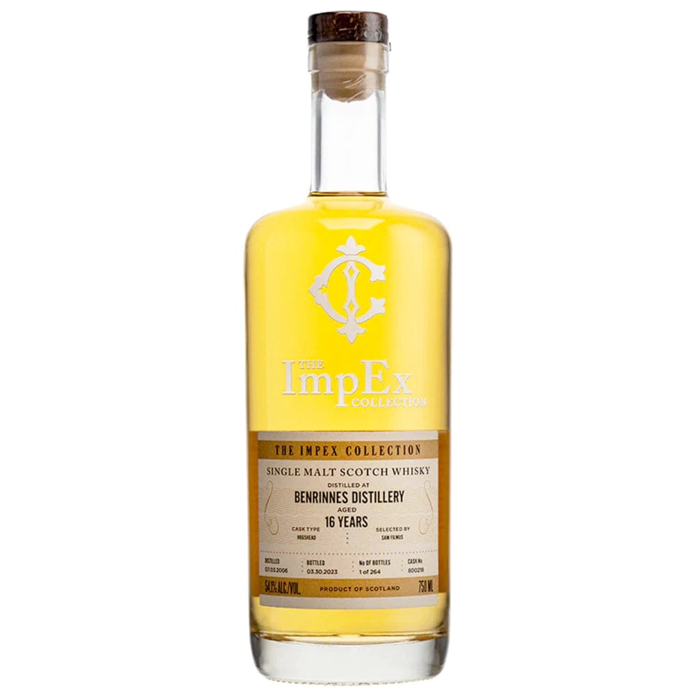 The ImpEx Collection Benrinnes Distillery 16 Year Old 2006 Scotch The ImpEx Collection
