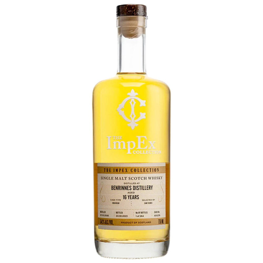 The ImpEx Collection Benrinnes Distillery 16 Year Old 2006 Scotch The ImpEx Collection
